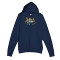 Navy Garra Charrúa Uruguay football hoodie with heritage streetwear graphic